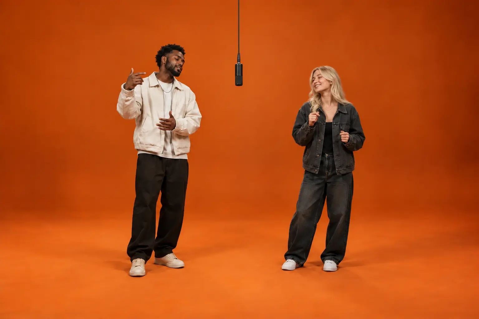 Classic Orange Booth Friends